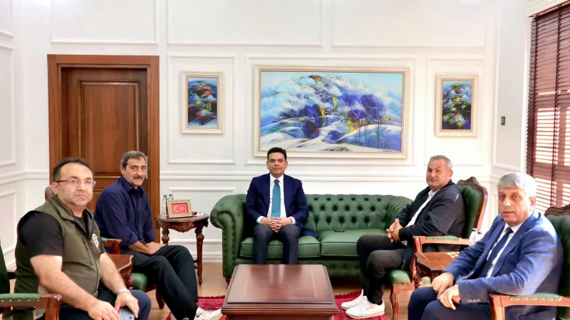 Trabzon Akçaabat'ta Gazilerden Kaymakam Abdullah Şahin'e Ziyaret