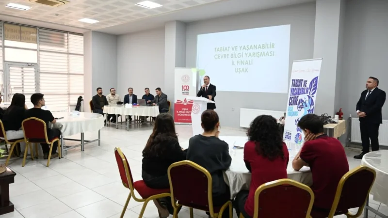 Uşak'ta 'Tabiat ve Yaşanabilir Çevre' Bilgi Yarışması'nın Kazananı Belli Oldu
