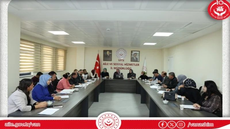 Van'da Afet Psikososyal Destek Grubu 2. Olağan Toplantısı Gerçekleştirildi