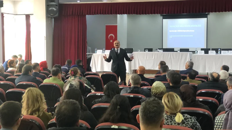Yalvaç'ta Okul ve Çevre Güvenliği İçin Kapsamlı Toplantı Düzenlendi