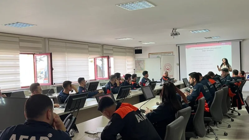 Afyonkarahisar'da AFAD Personeline Psikososyal Destek Eğitimi