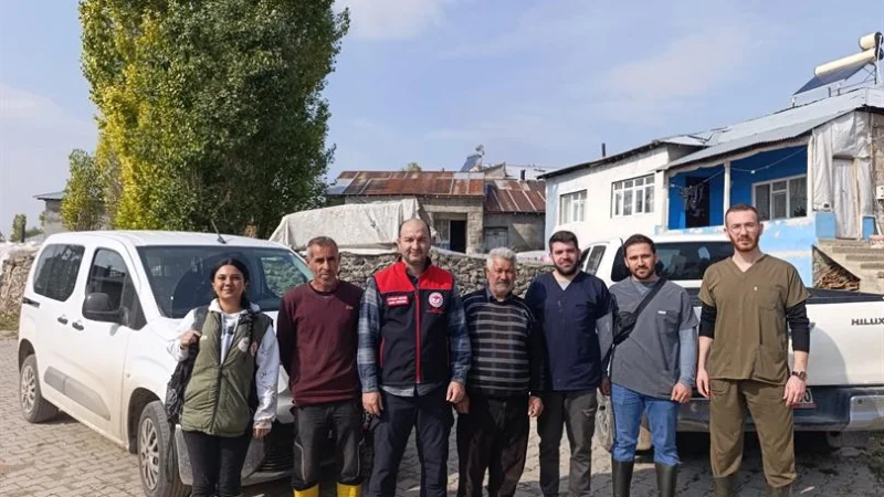 Ağrı'da Şap Hastalığına Karşı Aşılama ve Bilgilendirme Seferberliği