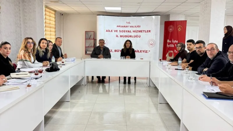 Aksaray'da Özel Bakım Merkezlerinde Hizmet Kalitesi Masaya Yatırıldı