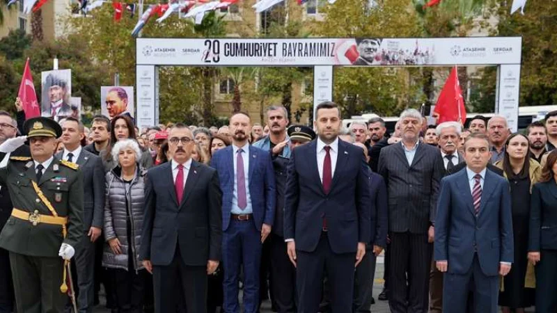 Ataşehir'de 29 Ekim Cumhuriyet Bayramı Coşkuyla Kutlandı