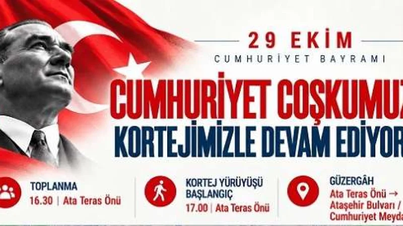 Ataşehir'de 29 Ekim Cumhuriyet Bayramı Kortej Yürüyüşüyle Kutlanacak