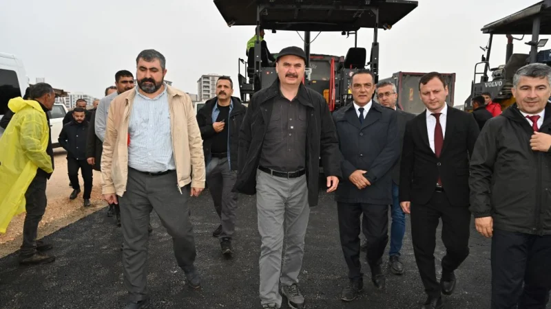 Batman'da Kuzeydoğu Çevre Yolu Projesi'nde Çalışmalar Sürüyor
