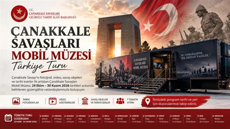 Çanakkale Savaşları Mobil Müzesi Ankara'da: Tarihe Yolculuk Başlıyor