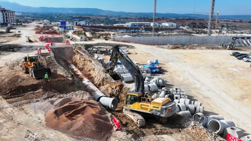 Denizli Şehir Hastanesi Bölgesine 250 Milyon TL'lik Altyapı Yatırımı Tamamlandı