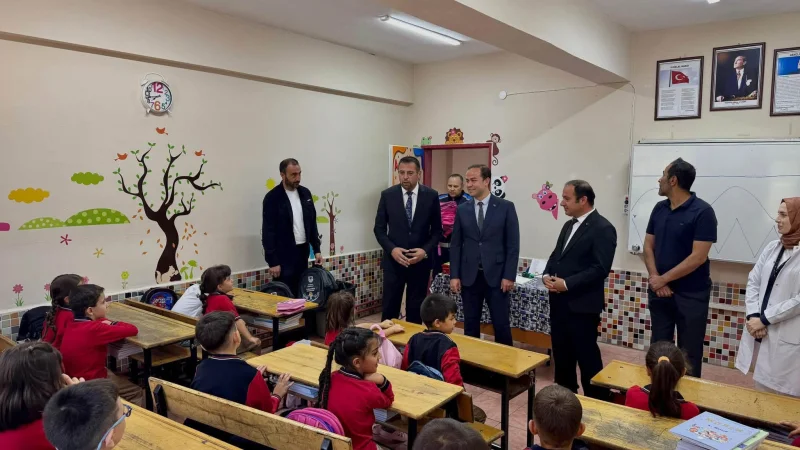 Doğanhisar'da Protokolden Yeni Eğitim-Öğretim Yılı Okul Ziyareti