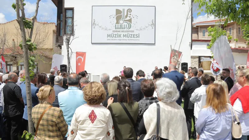 Edirne'nin Yeni Kültür Durağı Müzik Müzesi Binlerce Ziyaretçiyi Ağırladı