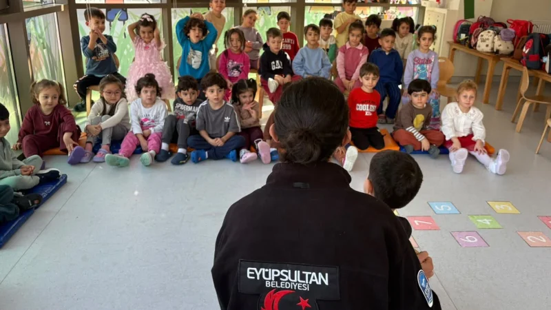 Eyüpsultan'da Çocuklara Yönelik Afet Farkındalık Eğitimi Düzenlendi