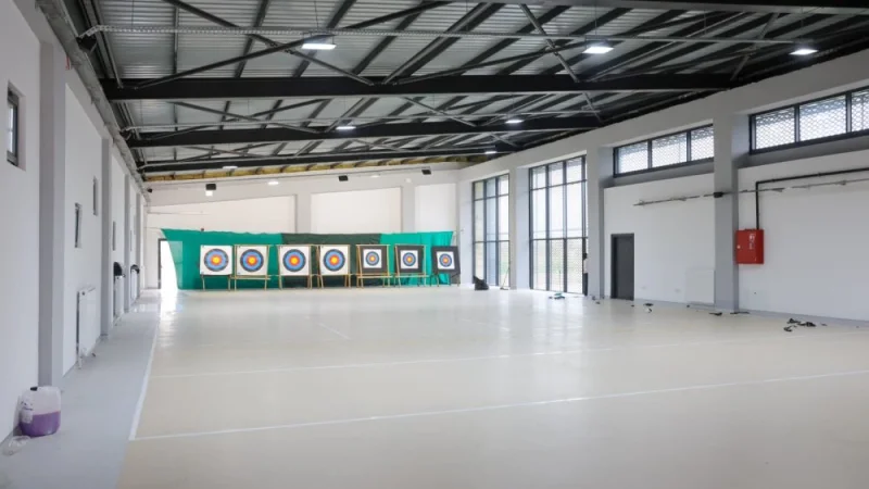 Fatsa'da Okçuluk Kamp Alanı'nda Yapım Çalışmalarında Sona Yaklaşıldı