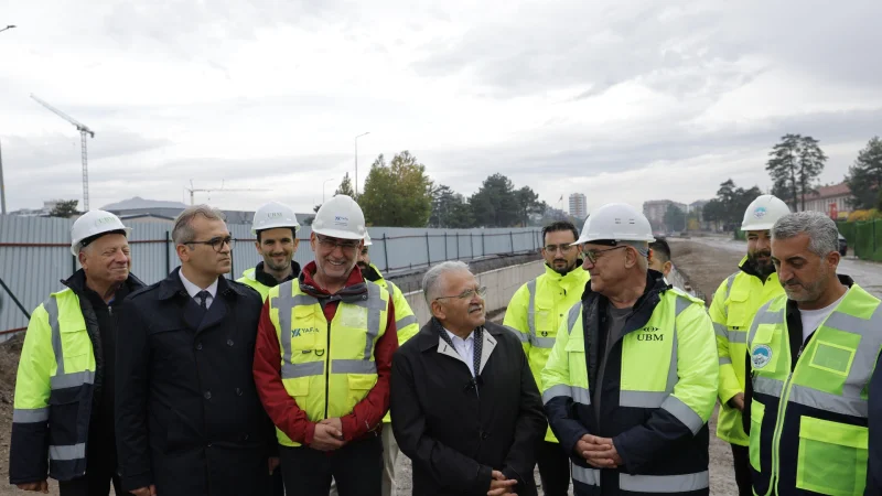Kayseri'de Kartal Katlı Kavşağı Projesi'nde Çalışmalar Sürüyor: Hedef Yılsonu