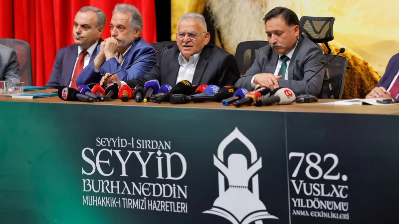 Kayseri'de Seyyid Burhaneddin-i Veli Hazretlerini Anma Etkinlikleri İçin Basın Toplantısı Düzenlendi