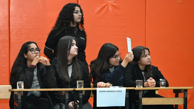 Kırıkkale'de Liseler Arası Çevre Bilgi Yarışması'nın Kazananı Belli Oldu