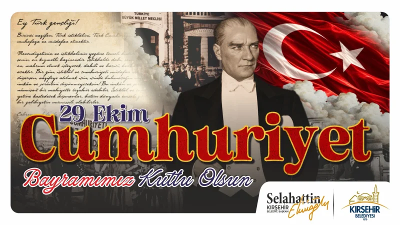 Kırşehir'de 29 Ekim Cumhuriyet Bayramı Coşkusu Konserle Kutlanacak