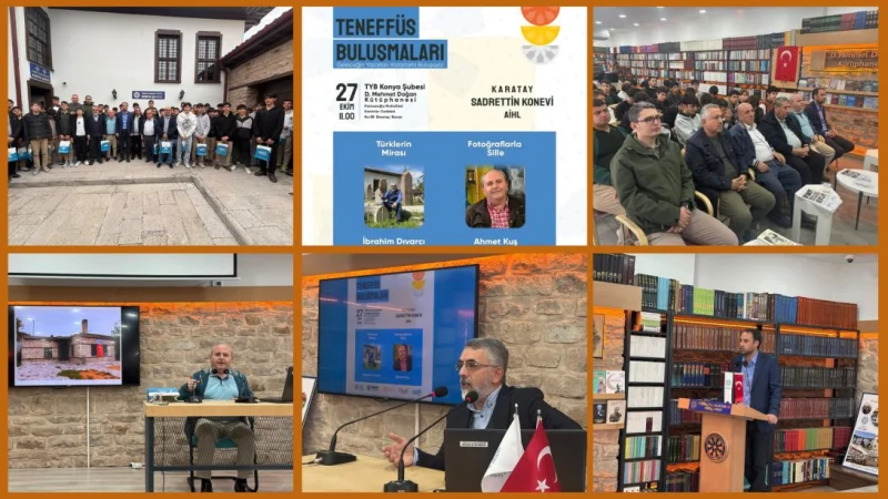 Konya'da 'Teneffüs Buluşmaları' ile Öğrenciler Yazarlarla Bir Araya Geldi