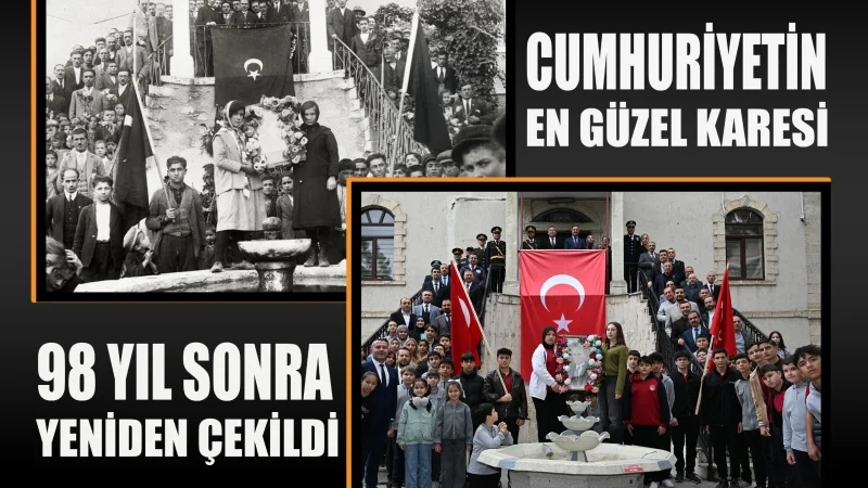 Manisa'nın Demirci İlçesinde 98 Yıllık Tarihi Kare Yeniden Canlandırıldı
