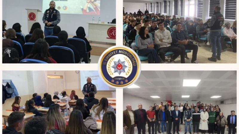 Nevşehir Emniyeti'nden Kapsamlı Uyuşturucuyla Mücadele Bilgilendirmesi