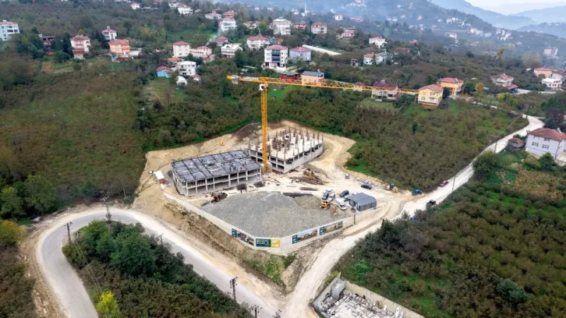 Ordu Kumru'da Belediye Evler Projesi Hızla Yükseliyor