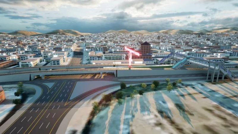 Şanlıurfa'da Eyyübiye Köprülü Kavşağı Çalışmaları Sürüyor