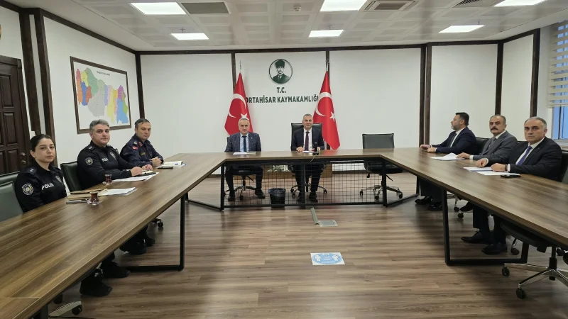Trabzon Ortahisar'da Yükseköğretim Güvenlik Kurulu Toplandı