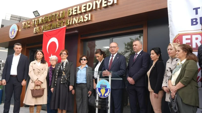 Turgutlu Ergenekon Mahallesi'ne Yeni Ek Hizmet Binası Açıldı