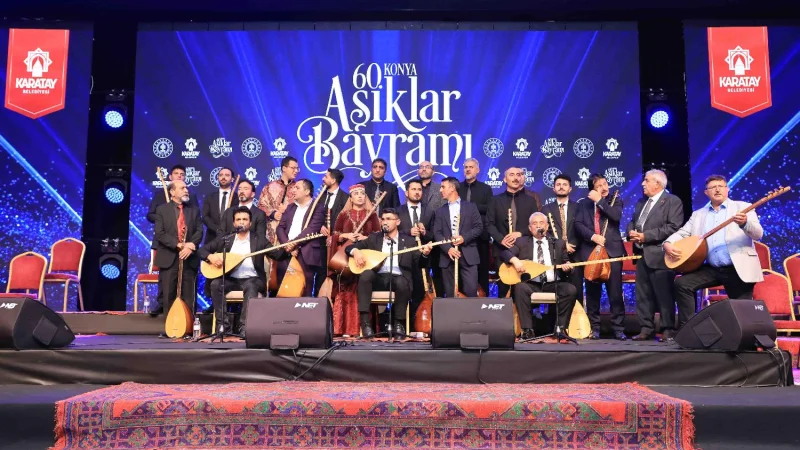 60. Konya Âşıklar Bayramı Muhtesem Finalle Sona Erdi