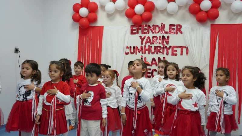 Adıyaman'da Çocuk Kampüsü'nde Cumhuriyet Bayramı Coşkusu