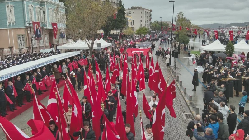 Çanakkale'de 29 Ekim Cumhuriyet Bayramı Coşkusu