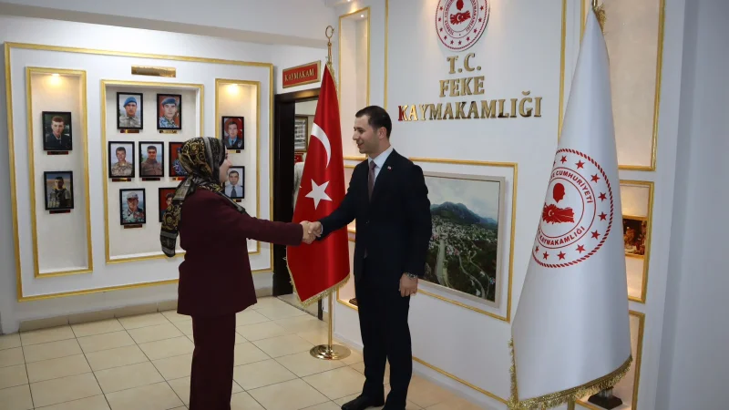 Feke'de 29 Ekim Cumhuriyet Bayramı Tebrikat Töreni Düzenlendi