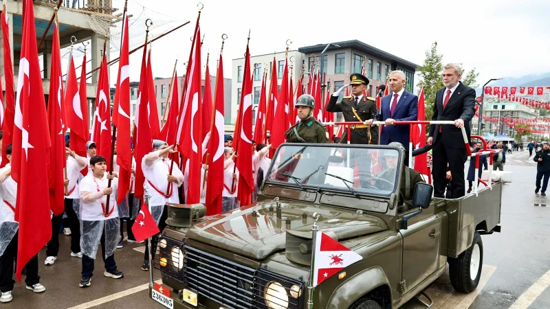 Kahramanmaraş'ta 29 Ekim Cumhuriyet Bayramı Coşkuyla Kutlandı