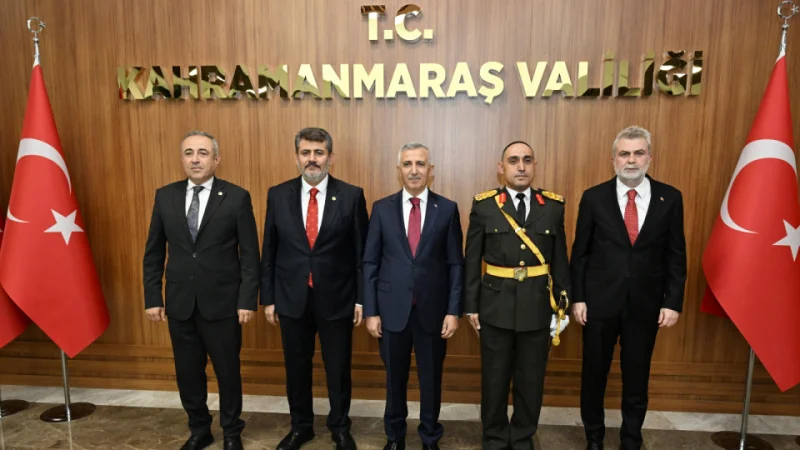 Kahramanmaraş'ta 29 Ekim Cumhuriyet Bayramı Tebrik Töreni Düzenlendi