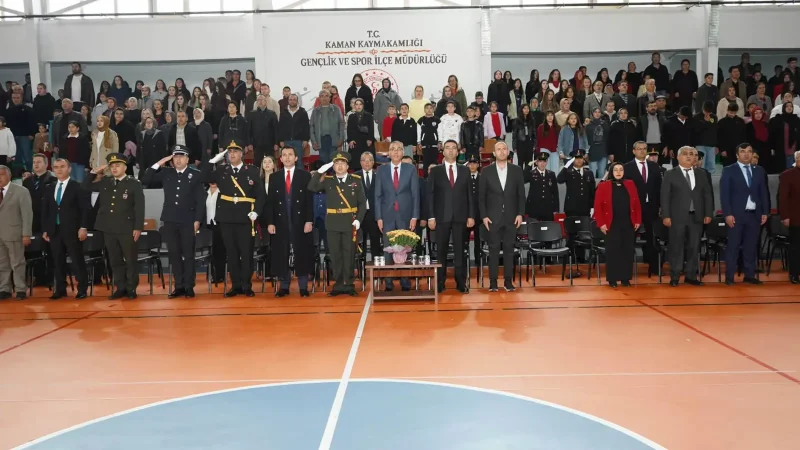 Kaman'da 29 Ekim Cumhuriyet Bayramı Coşkuyla Kutlandı