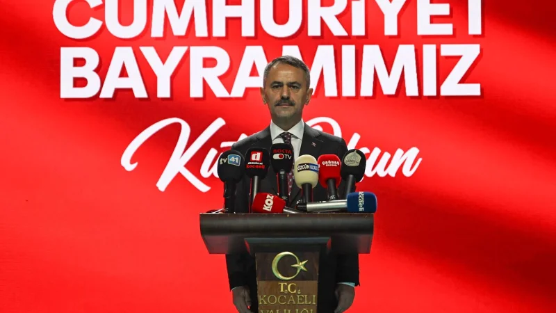 Kocaeli'de 29 Ekim Cumhuriyet Bayramı Coşkuyla Kutlandı