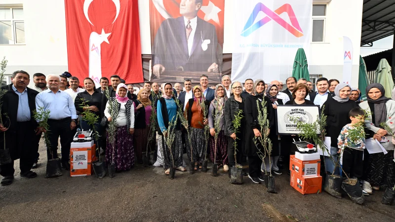 Mersin'de Üreticilere Kapsamlı Tarımsal Destek Dağıtıldı