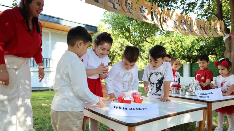 Muğla'da Gündüz Bakımevlerinde 'Miniklerin Gözünden Cumhuriyet' Etkinlikleri