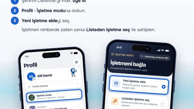 Şebinkarahisar'da Esnafa 'Şehrim Cebimde' Kolaylığı