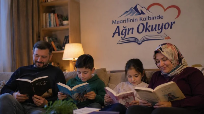 Ağrı'da 'Ekranını Kapat, Kitabını Aç' Etkinliği: 30 Ekim'de Kitap Okuma Seferberliği