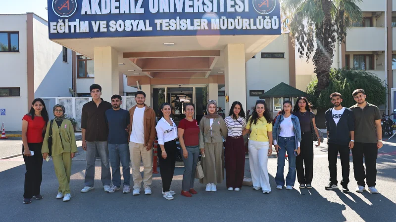 Antalya'da üniversite öğrencilerine yönelik kültür ve tarih gezisi düzenlendi