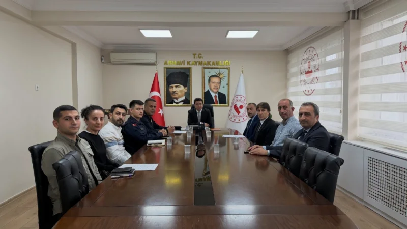 Arhavi'de İlçe Spor Güvenlik Kurulu Toplantısı Gerçekleştirildi