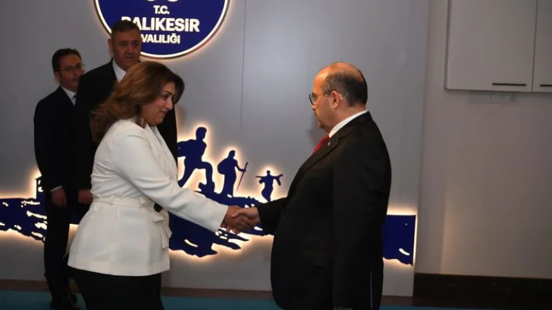 Balıkesir'de Cumhuriyet Bayramı Tebrikat Töreni Düzenlendi