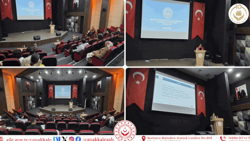 Çanakkale'de Ailenin Korunması ve Güçlendirilmesi İçin Koordinasyon Toplantısı
