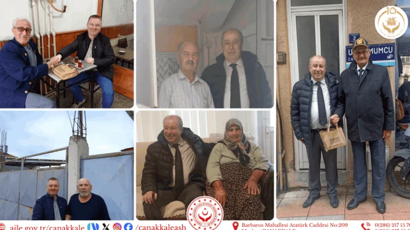 Çanakkale'de Şehit Aileleri ve Gazilere Anlamlı Ziyaret