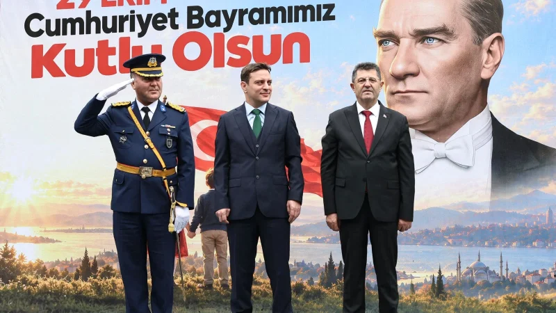 Çekmeköy'de Ertelenen Cumhuriyet Bayramı Geçit Töreni Coşkuyla Gerçekleştirildi