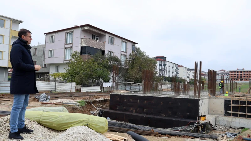 Çerkezköy'de Kızılpınar Cem Evi Projesi'nde Çalışmalar Sürüyor