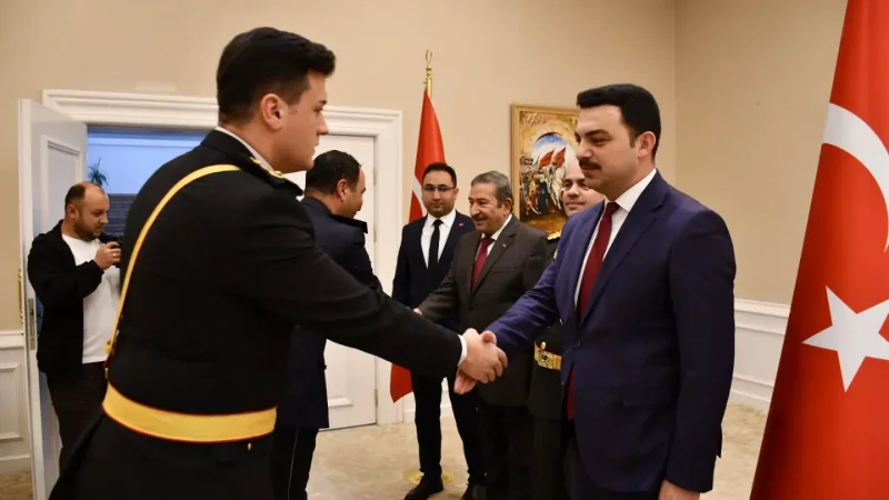 Darende'de 29 Ekim Cumhuriyet Bayramı Tebrikat Töreni Düzenlendi