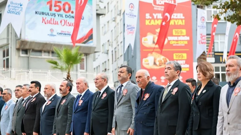 Denizli Belediye Teşkilatı 150. Kuruluş Yıl Dönümünü Törenle Kutladı