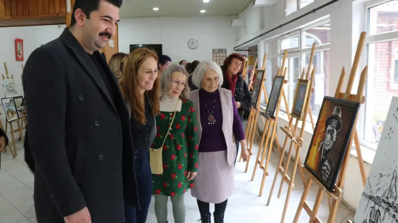 Gördes Karma Resim Sergisi Sanatseverlerle Buluştu