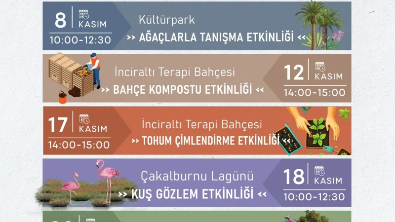 İzmir'de Kasım Ayı Doğa Etkinlikleriyle Başlıyor
